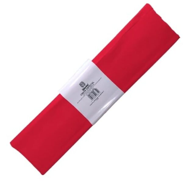Papel Crepé - 27gr, Coral, 50x250, Resma 520pl