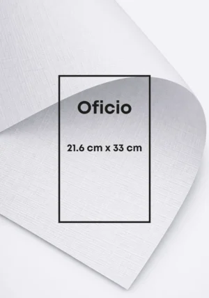 Opalina - Tela, 250g, Resma Oficio 21.6x33 100 hjs.