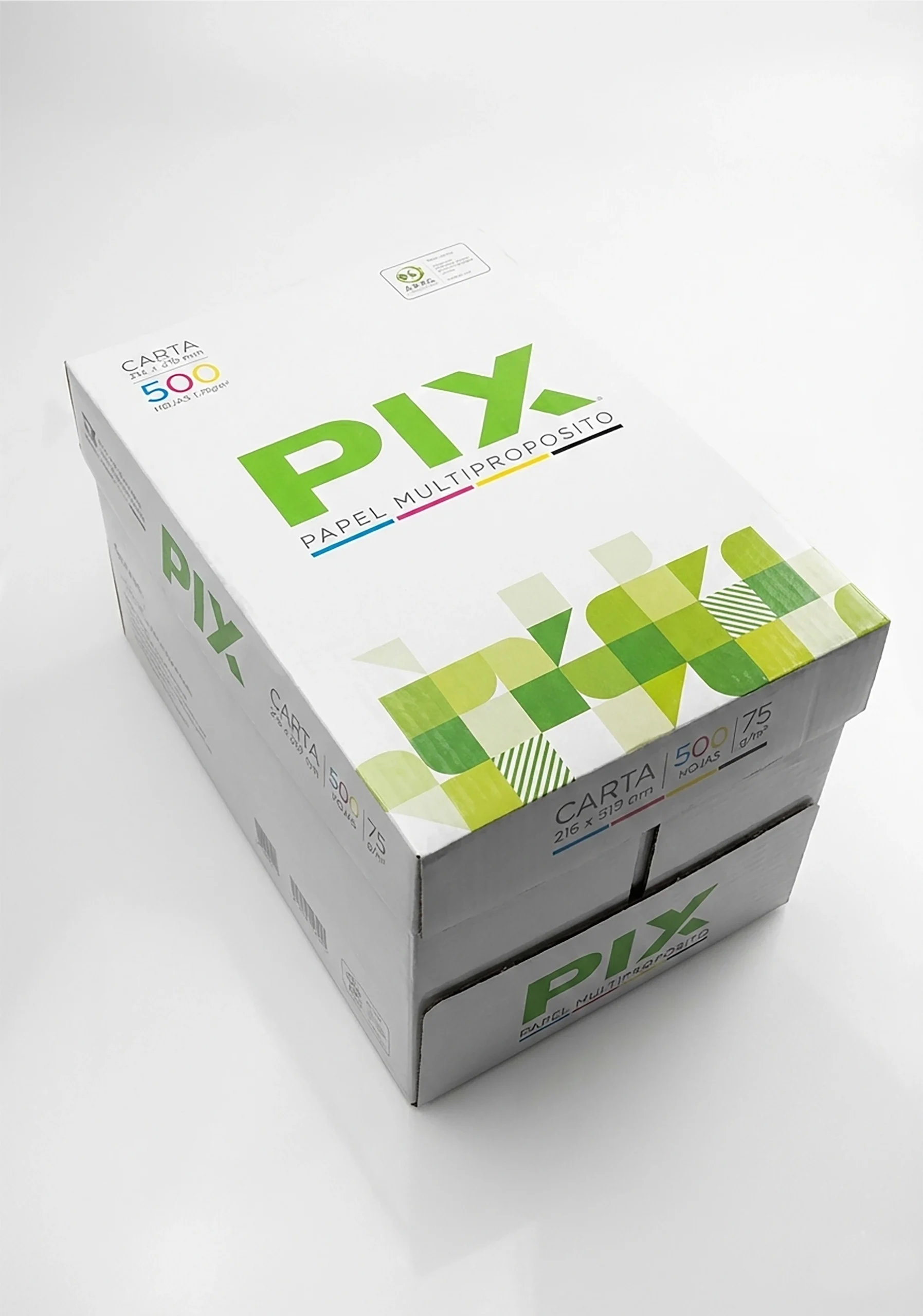 Papel Fotocopia Pix, caja 5 resmas carta